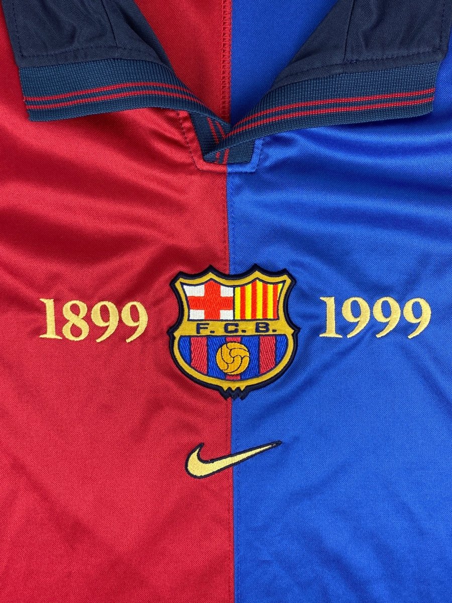 FC Barcelona Home Shirt 1999/00 - 9/10 - L