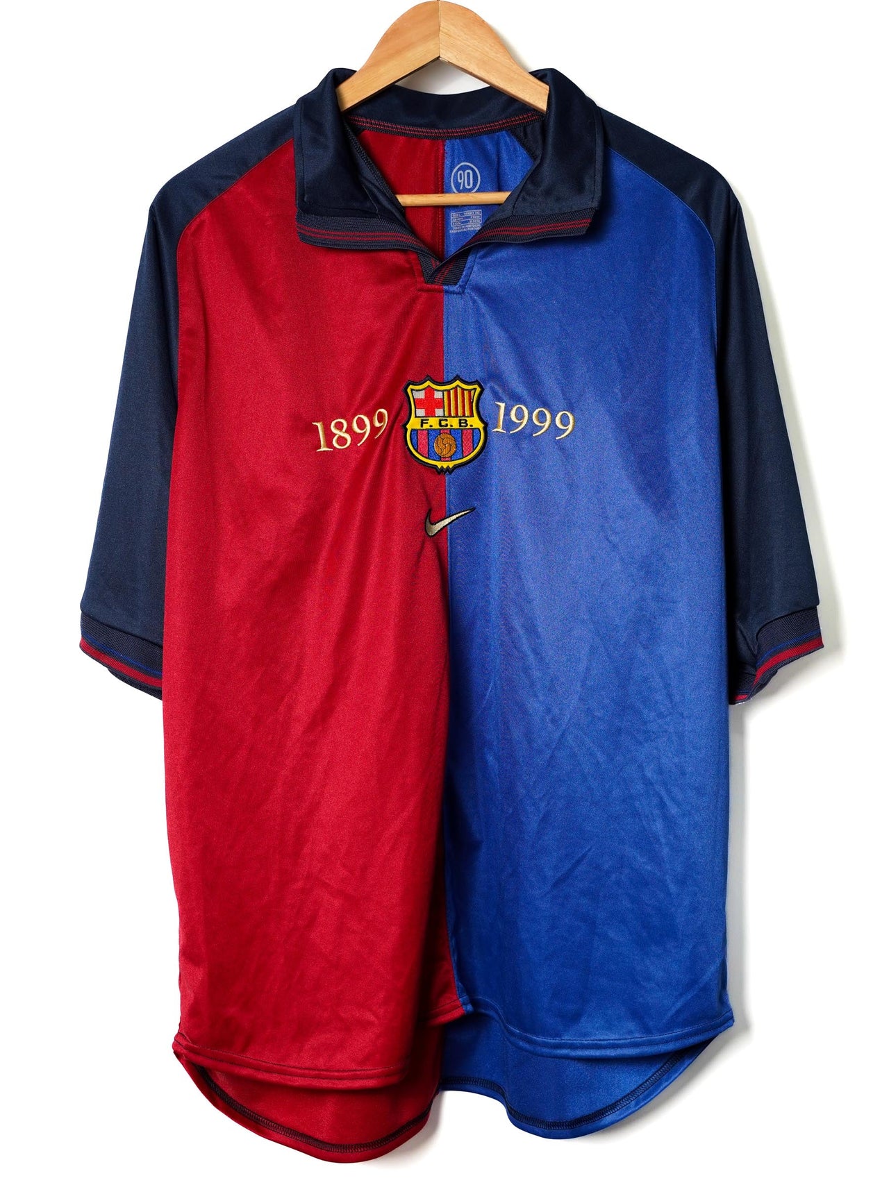FC Barcelona Home Shirt 1999/00 Kluivert 9 (L)