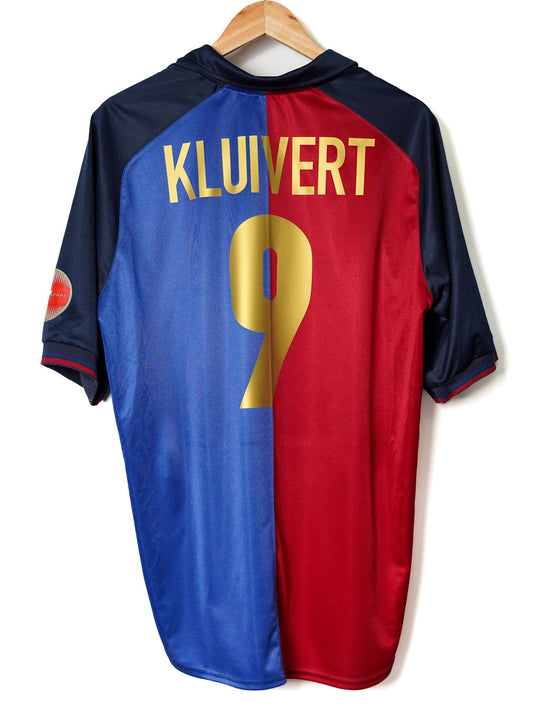 FC Barcelona Home Shirt 1999/00 Kluivert 9 (L)