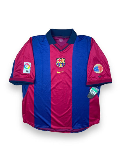 FC Barcelona Home Shirt 2000/01 BWNT - 10/10 - XL