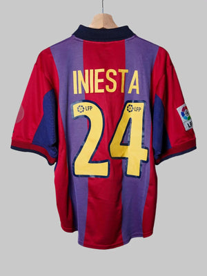 FC Barcelona Thuisshirt 2000/01 Iniesta 24 (M)