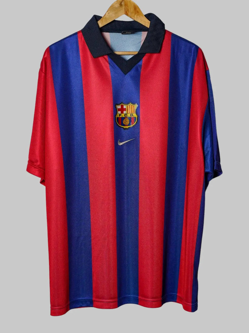FC Barcelona Home Shirt 2000/01 (XL)