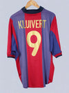 FC Barcelona Home Shirt 2000/1 Kluivert #9 (XL)