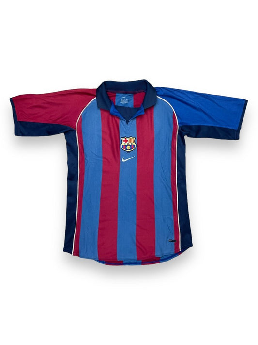 FC Barcelona Home Shirt 2001/2 - 8/10 - XL Kids