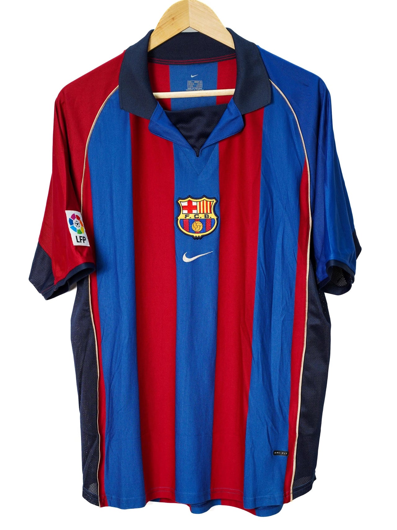 FC Barcelona Home Shirt 2001/2 Kluivert 9 (L)