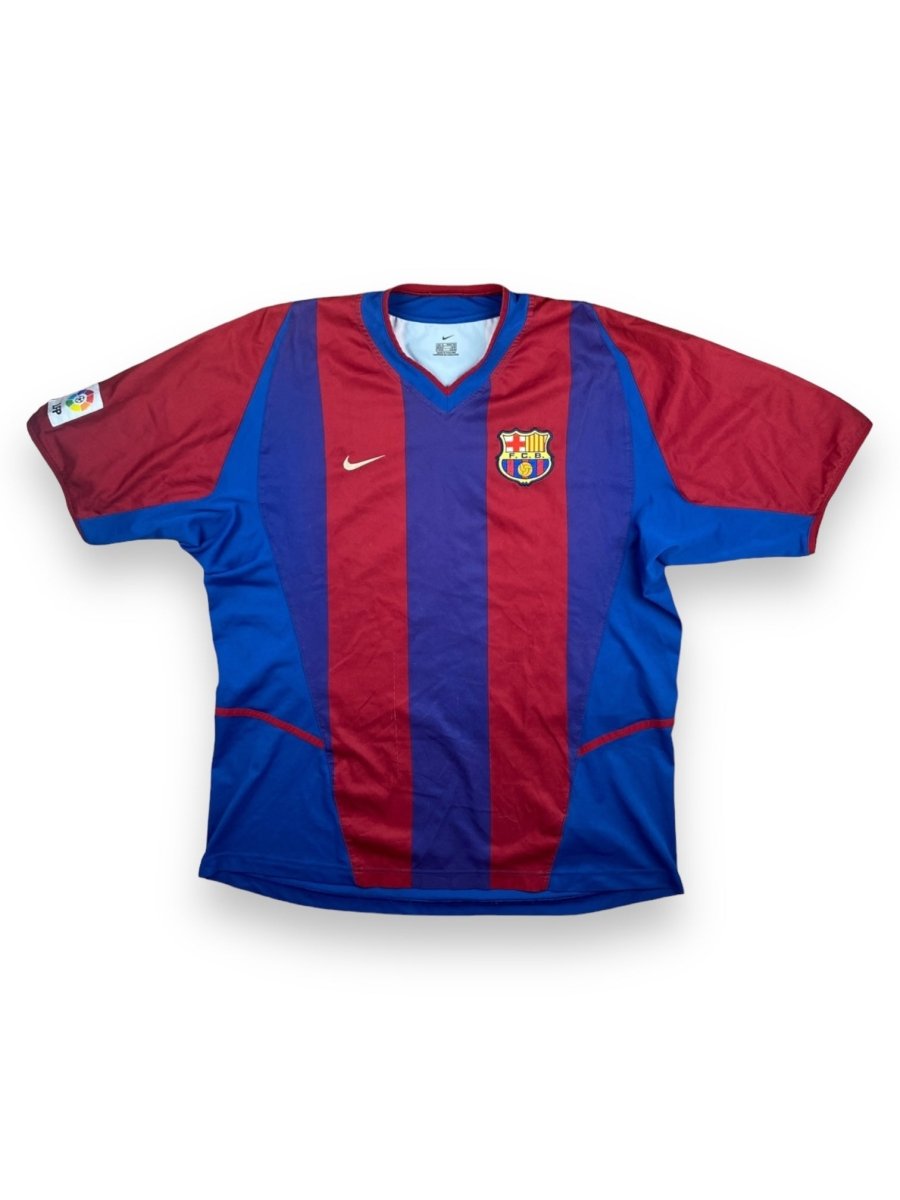 FC Barcelona Home Shirt 2002/03 - 8/10 - XL