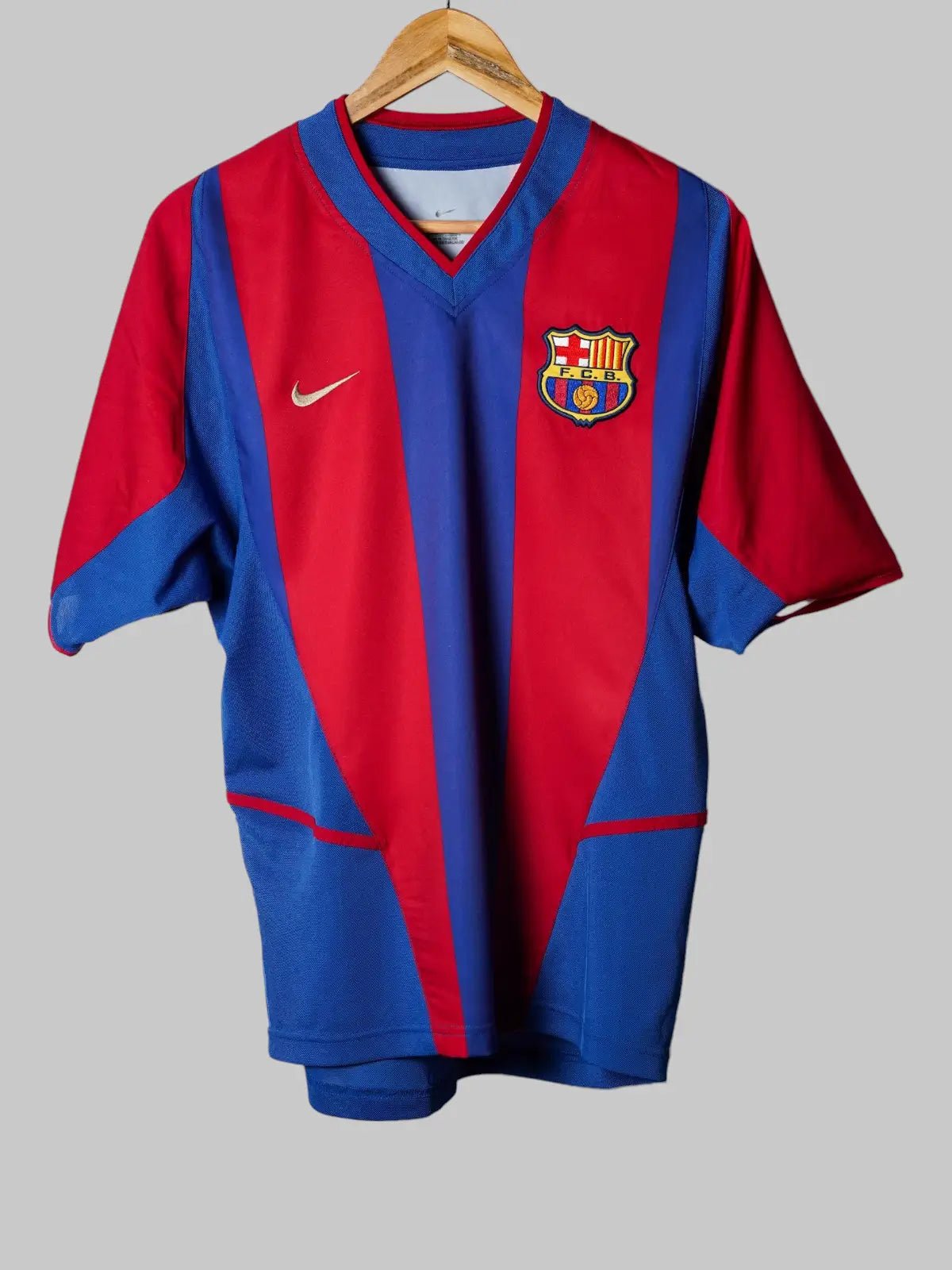 FC Barcelona Home Shirt 2002/3 Kluivert 9 (S)