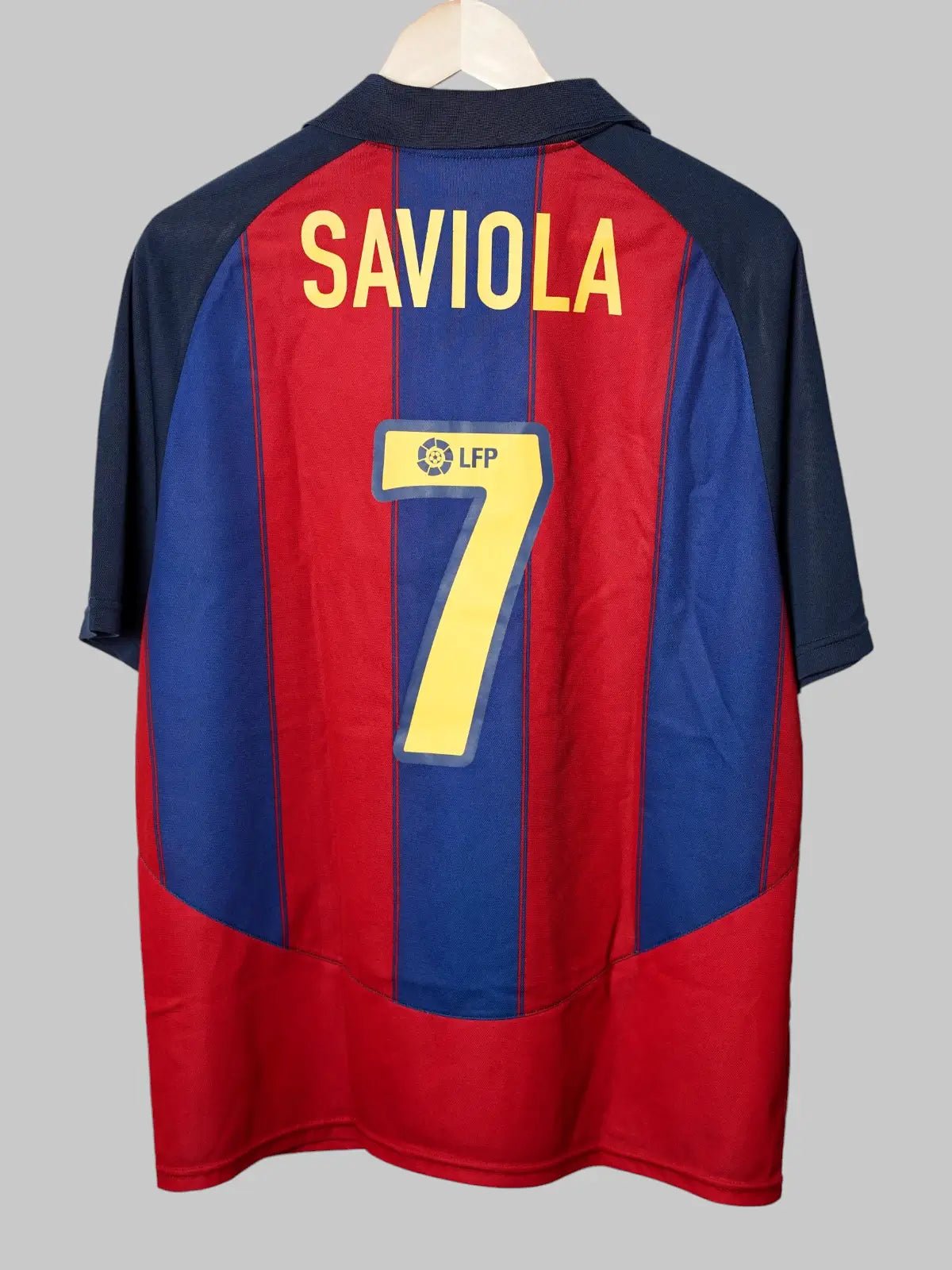 FC Barcelona Home Shirt 2003/04 Saviola 7 (L)
