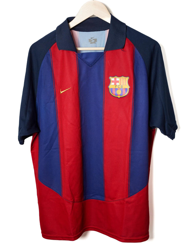 FC Barcelona Home Shirt 2003/04 Saviola 7 (L)