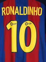 FC Barcelona Home Shirt 2003/4 Ronaldinho 10 (XXL)