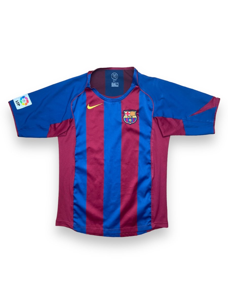 FC Barcelona Home Shirt 2004/5 - 9/10 - XL Kids