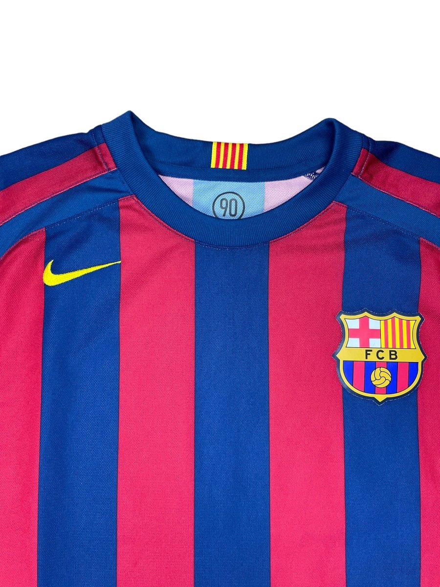 FC Barcelona Home Shirt 2005/6 - 10/10 - M