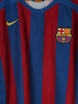 FC Barcelona Home Shirt 2005/6 Ronaldinho 10 (L)