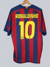Camiseta local FC Barcelona 2005/6 Ronaldinho #10 (XL)