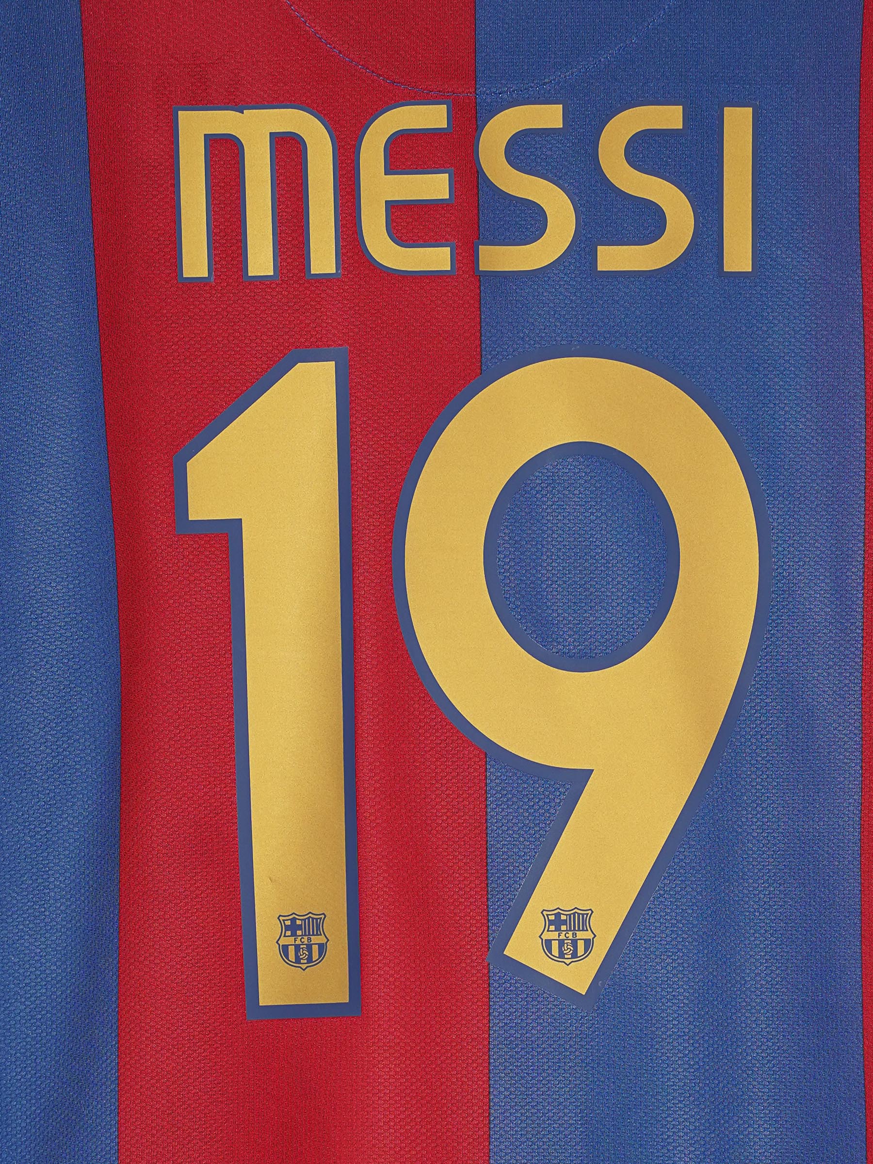 2006/07 Barcelona Messi #19 Home Shirt (M) Nike | First11