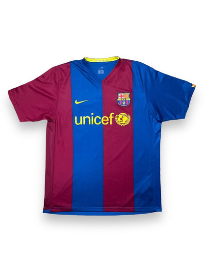 FC Barcelona Home Shirt 2006/7 Ronaldinho #10 - 9/10 - L