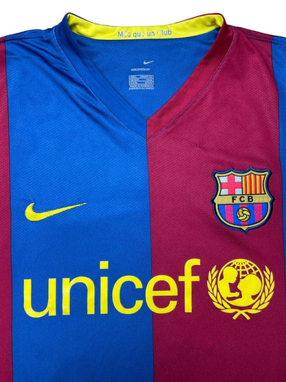 FC Barcelona Home Shirt 2006/7 Ronaldinho #10 - 9/10 - L