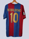 Camiseta de local del FC Barcelona 2006/7 Ronaldinho #10 (L)