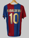 Camiseta de local del FC Barcelona 2006/7 Ronaldinho #10 (M)