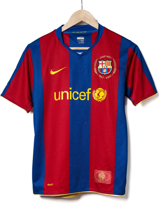FC Barcelona Home Shirt 2007/08 (L Kids)
