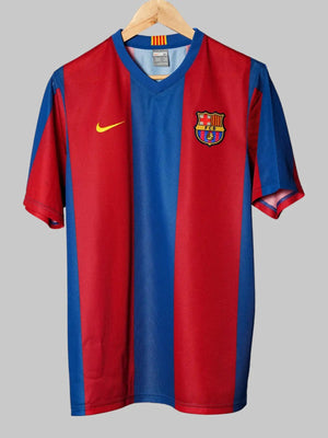 FC Barcelona Home Shirt 2007/8 (M)