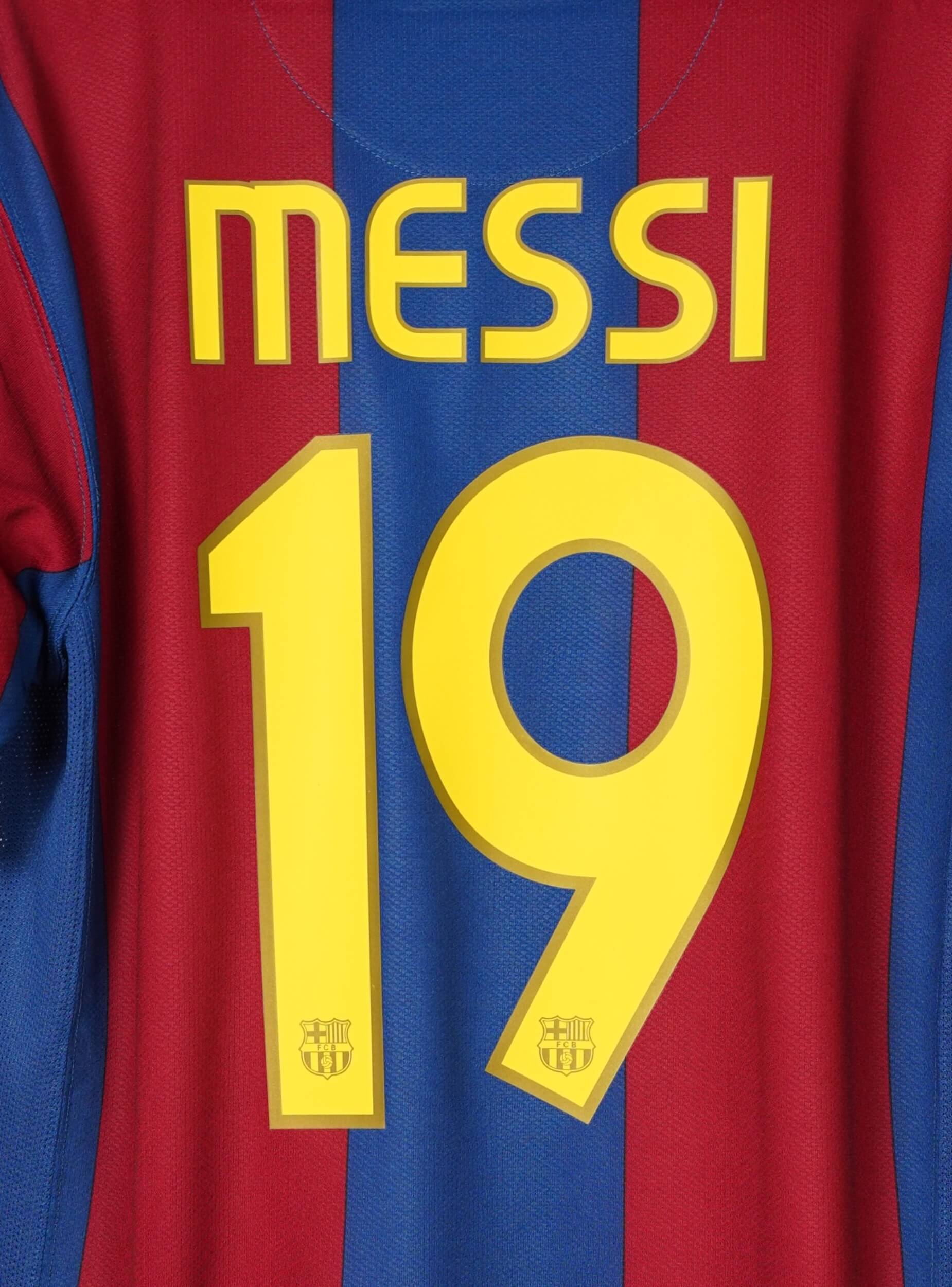 FC Barcelona Messi 19 ユニフォーム 2007 2007/08 Barcelona Messi