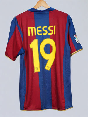 FC Barcelona Home Shirt 2007/8 Messi 19 (M)