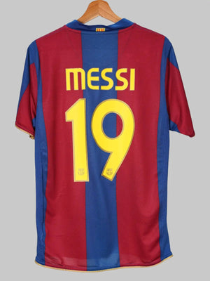 FC Barcelona Home Shirt 2007/8 Messi 19 (S)