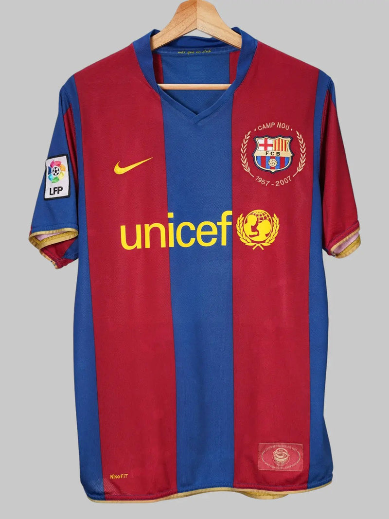 FC Barcelona Home Shirt 2007/8 Messi 19 (S)