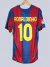 Maglia FC Barcelona Home 2007/8 Ronaldinho #10 (L)