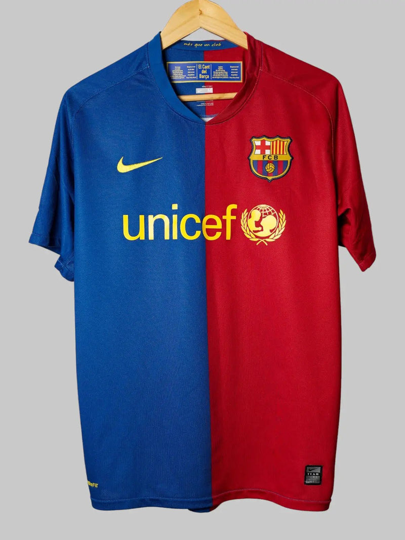 FC Barcelona Home Shirt 2008/9 Marquez 4 (M)
