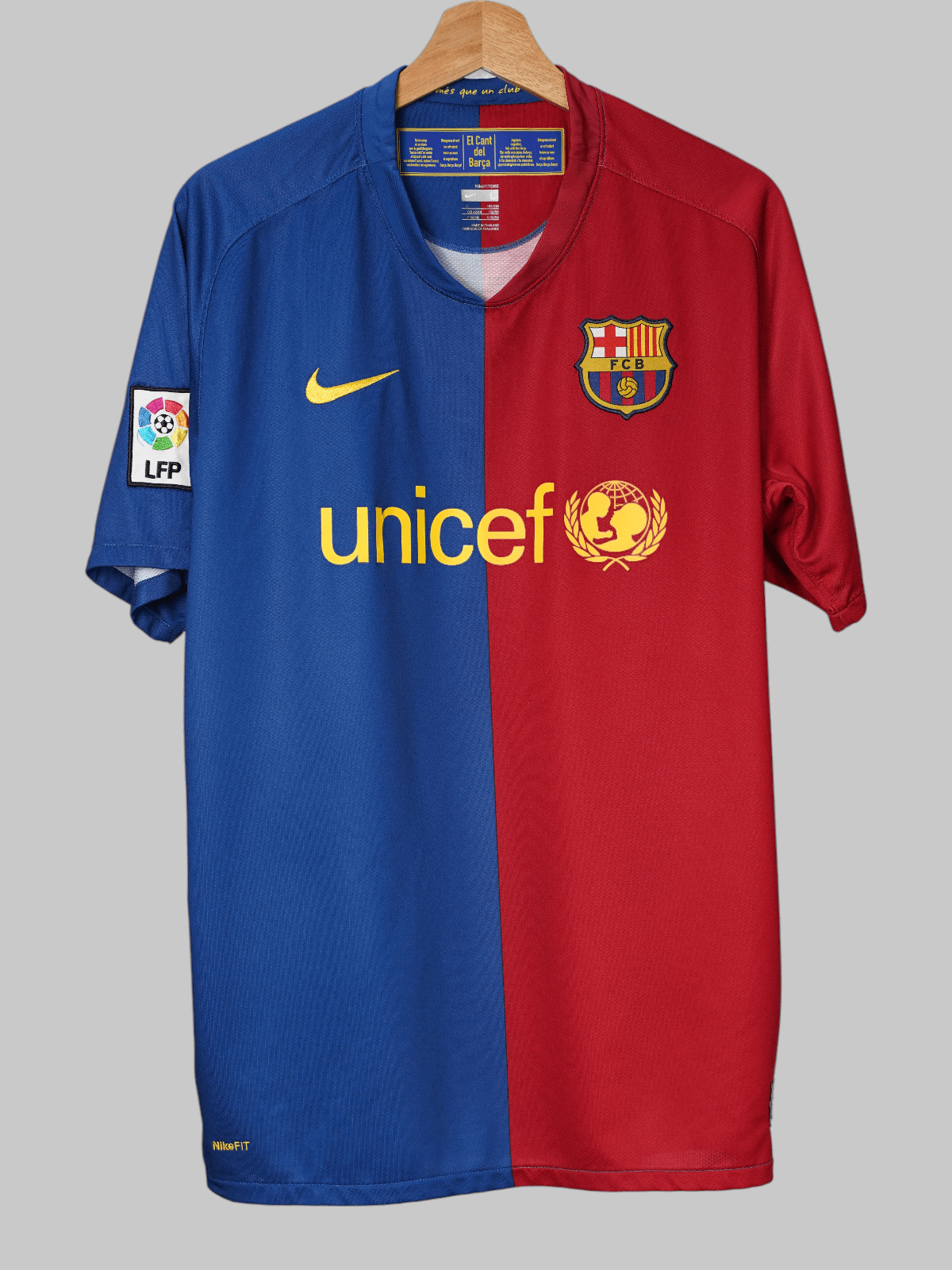 FC Barcelona Home Shirt 2008/9 Messi 10 (L)
