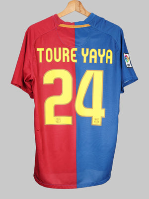 FC Barcelona Home Shirt 2008/9 Toure Yaya 24 (M)