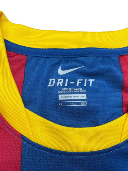 FC Barcelona Home Shirt 2010/11 - 10/10 - XXL