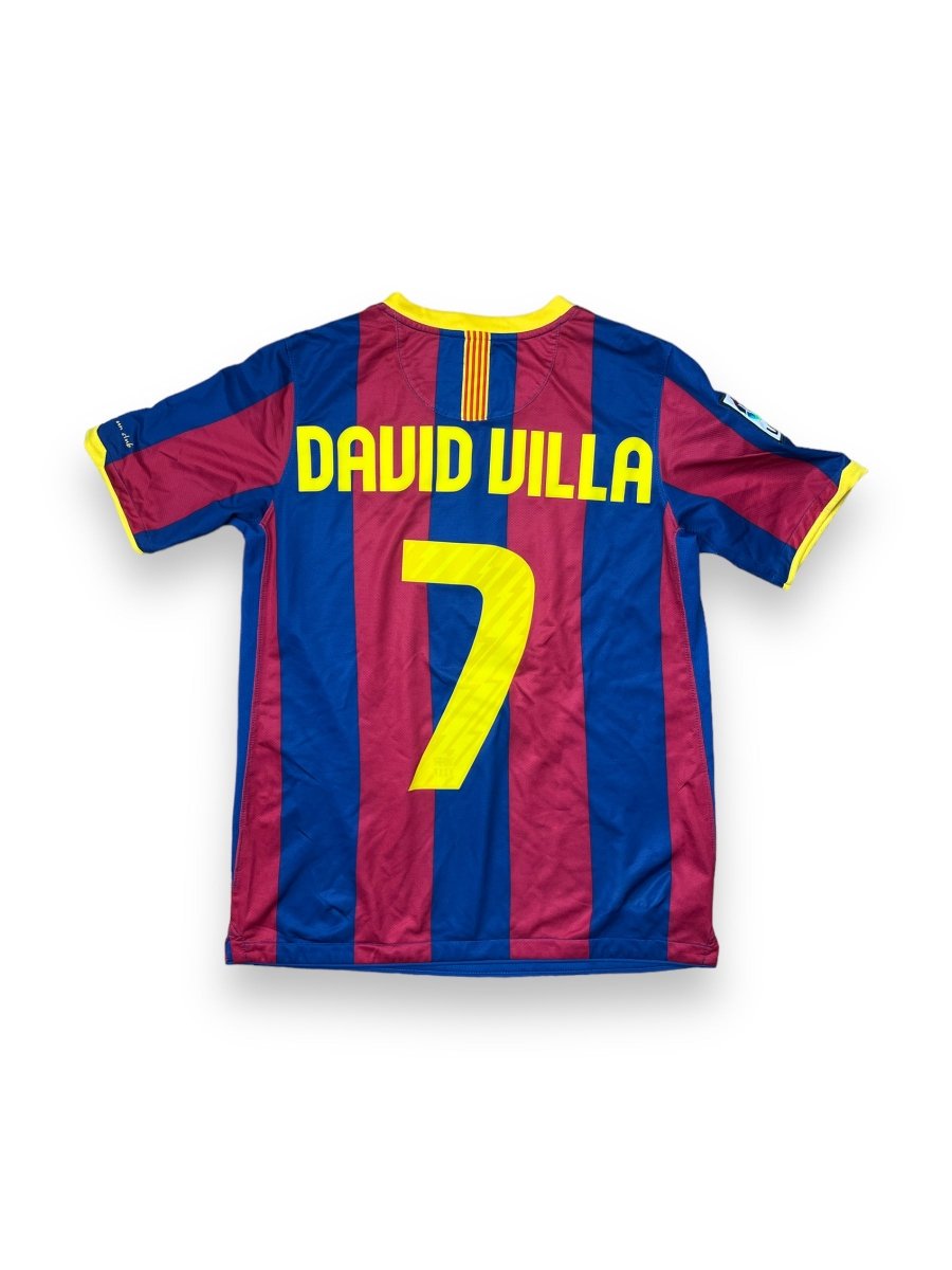 FC Barcelona Home Shirt 2010/11 David Villa #7 - 9/10 - XL Kids