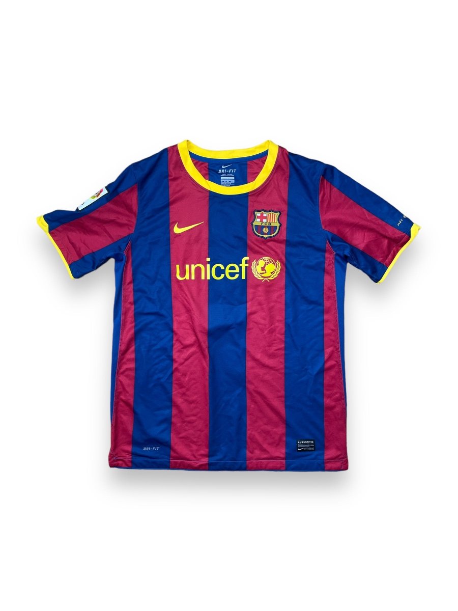 FC Barcelona Home Shirt 2010/11 David Villa #7 - 9/10 - XL Kids