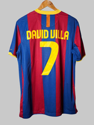 FC Barcelona Home Shirt 2010/11 David Villa 7 (L)