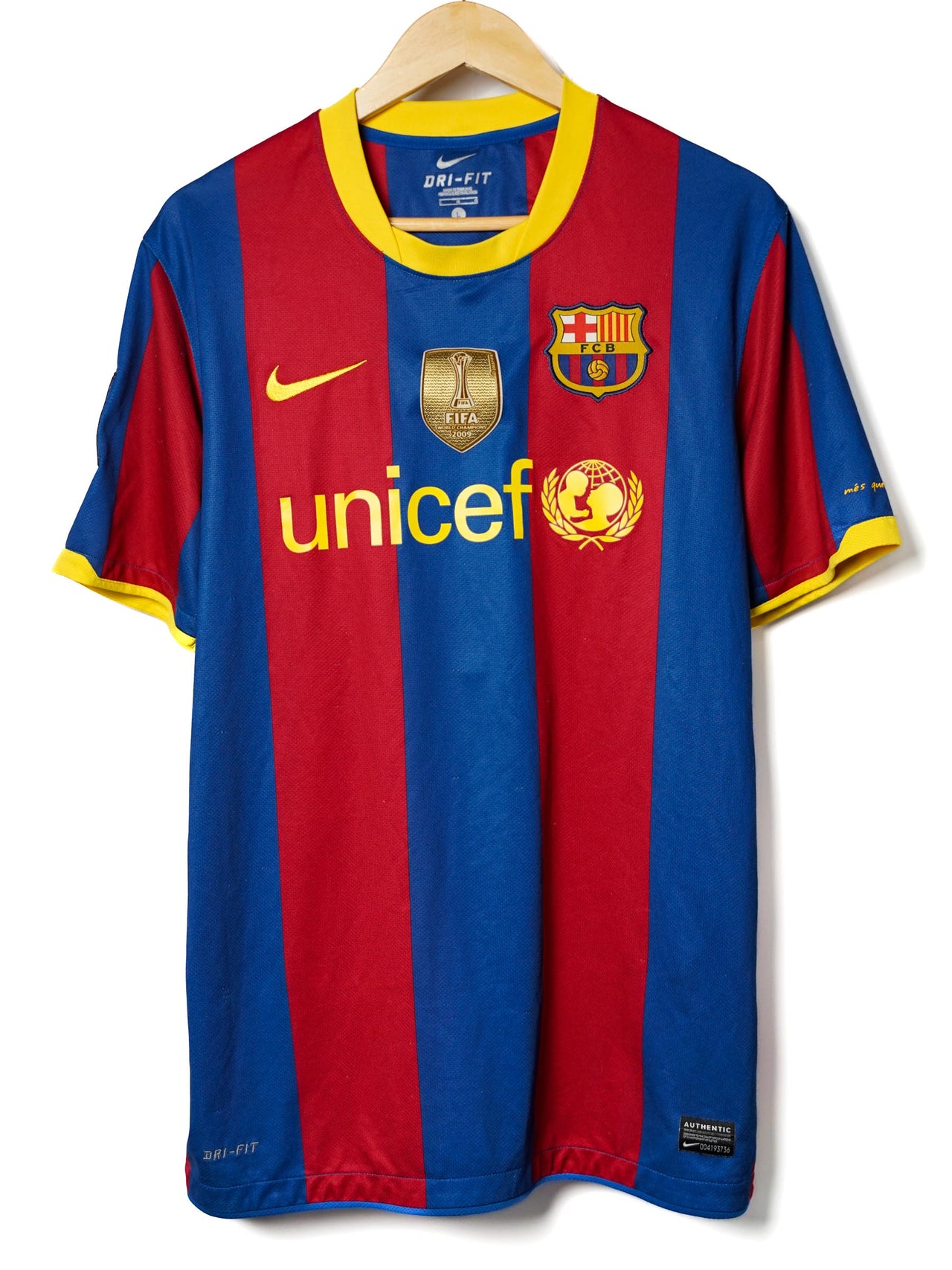 FC Barcelona Home Shirt 2010/11 David Villa (L)