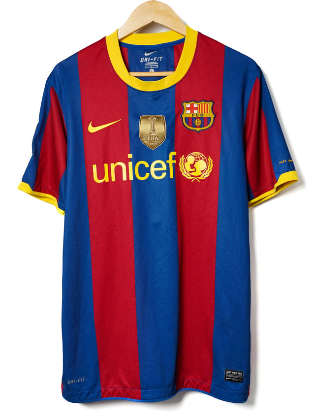 FC Barcelona Home Shirt 2010/11 David Villa (L)