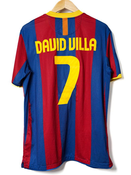 FC Barcelona Home Shirt 2010/11 David Villa (L)