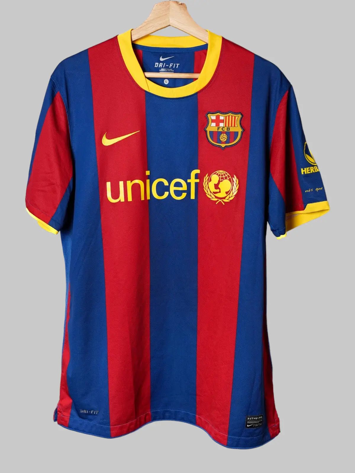 FC Barcelona Home Shirt 2010/11 Messi 10 (L)
