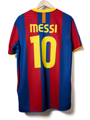 FC Barcelona Home Shirt 2010/11 Messi 10 (L)