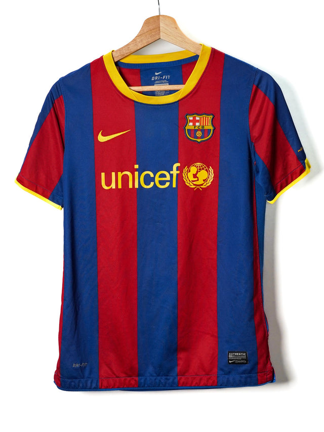 FC Barcelona Home Shirt 2010/11 Messi 10 (L Kids)