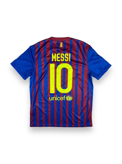 FC Barcelona Home Shirt 2011/12 Messi #10 - 9/10 - L