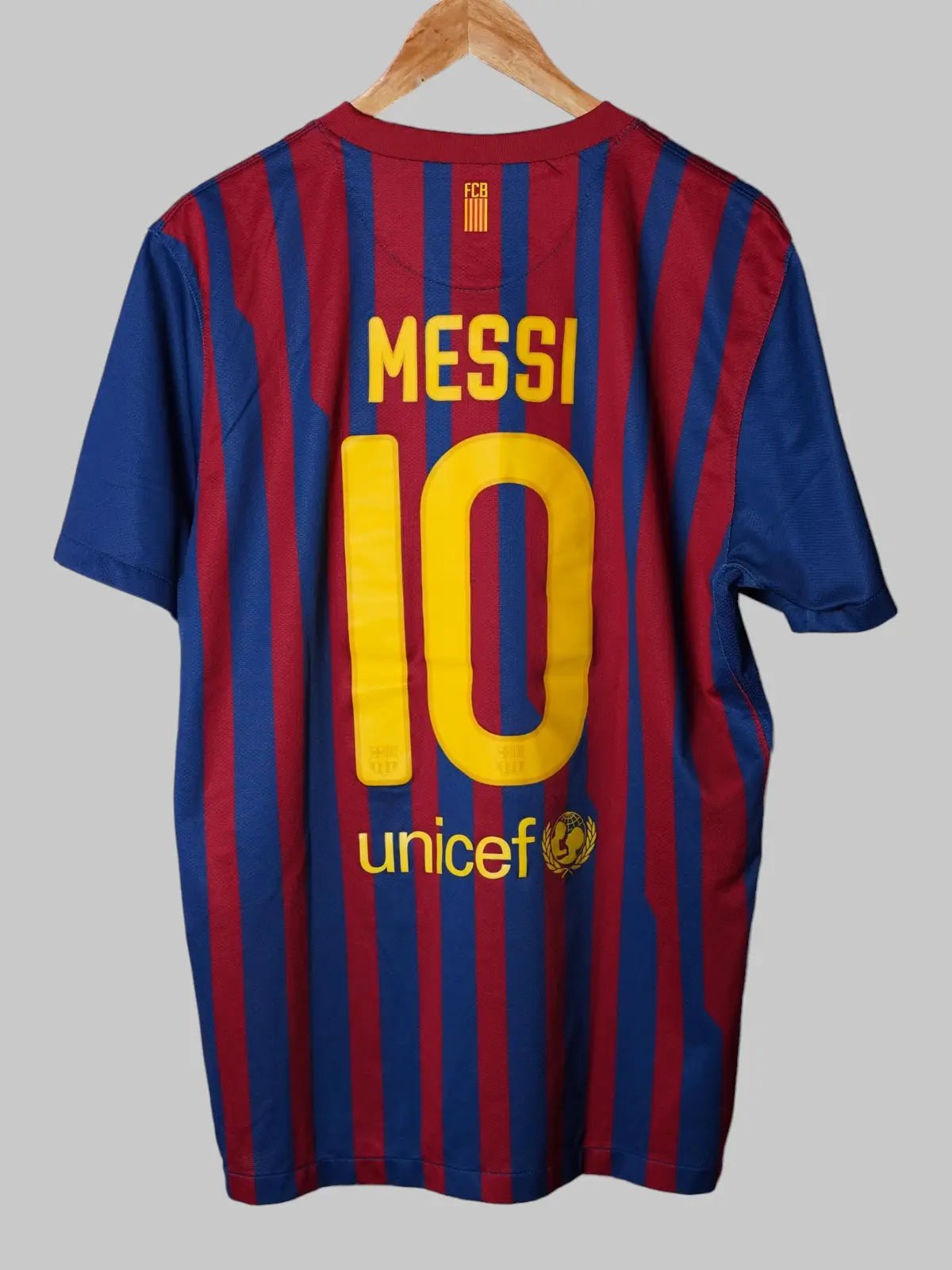 FC Barcelona Home Shirt 2011/12 Messi 10 (L)