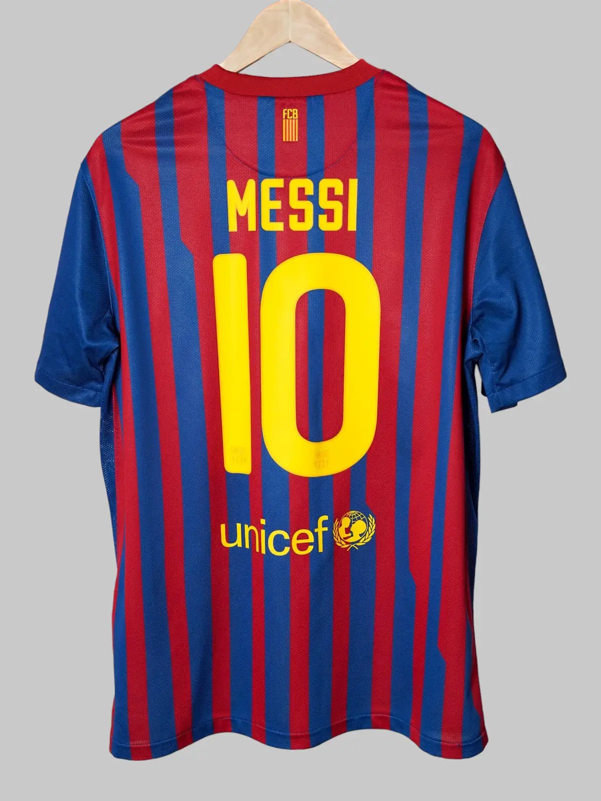 FC Barcelona Home Shirt 2011/12 Messi 10 (L)