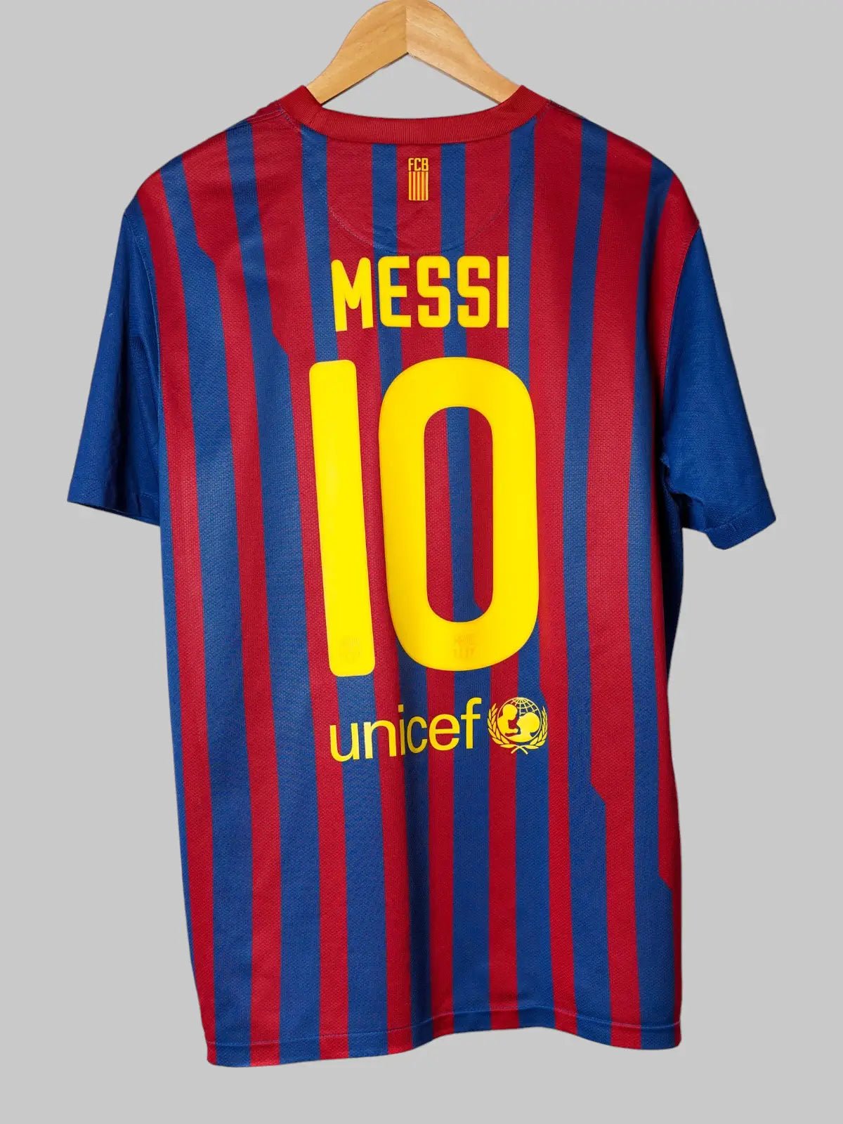 FC Barcelona Home Shirt 2011/12 Messi 10 (L)