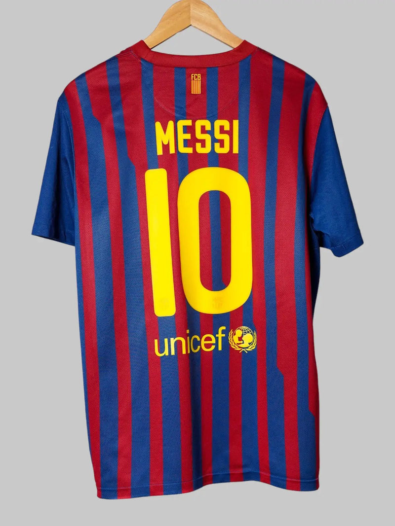 FC Barcelona Home Shirt 2011/12 Messi 10 (L)