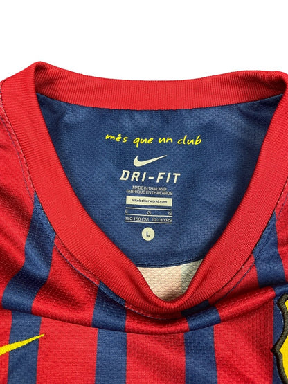 FC Barcelona Home Shirt 2011/12 Messi #10 - L Kids - 9/10