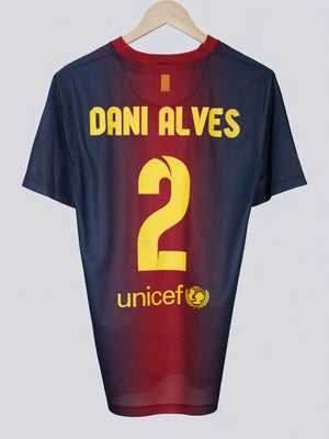 FC Barcelona Home Shirt 2012/13 Dani Alves 22 (S)
